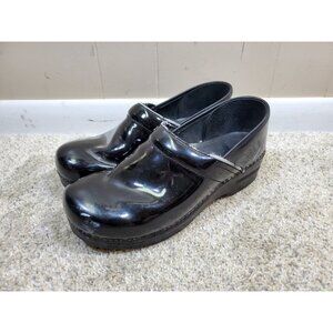 Dansko Professional Clogs‎ Black Patent Leather Women’s EU 41 US 10.5 - 11
